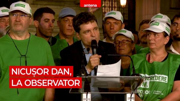 SPECIAL. Nicuşor Dan vine astăzi la Observator 19:00, la Antena 1. Ce planuri are pentru noul mandat