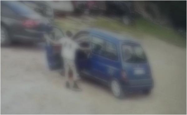 Trei copii de 10, 13 și 14 ani, filmați în timp ce fură niște mașini din curtea unui service auto din Neamț. Le-au condus  şi apoi le-au distrus