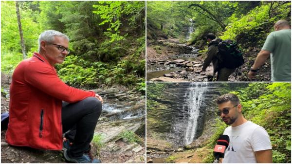 Un francez cucerit de România ademeneşte turiştii la o cascadă din inima Bucovinei: "Mi-a făcut o impresie extraodinară"