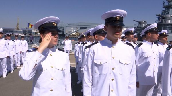 Ultimul apel din viața de elevi militari, la Constanța. Emoții pentru sute de absolvenți de liceu, care se pregătesc acum pentru cariera de ofiţer