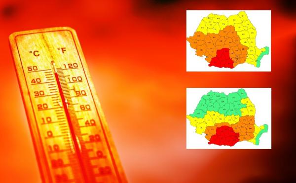 Cod roșu de caniculă, sâmbătă și duminică, în mai multe județe și București. ANM prelungește alerta de căldură extremă pentru sudul țării