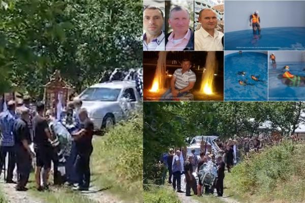 Una dintre victimele tragediei de la fabrica de lactate din Botoşani, înmormântată. Întreaga comunitate a venit să îl conducă pe Valeriu pe ultimul drum