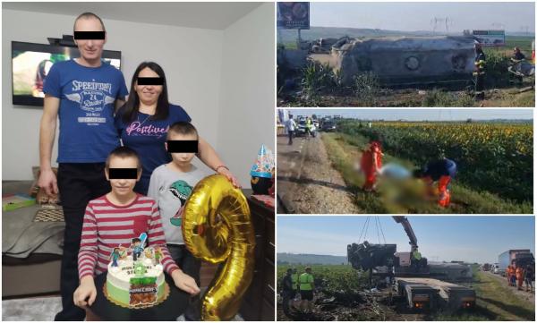 O familie cu doi copii a sfârşit pe Drumul Morţii E 85, în Suceava. Costel, Ancuţa şi cei mici se întorceau acasă după o vacanţă la mare