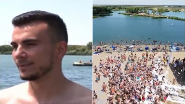 Locul din România luat cu asalt de turiști. David a bătut cale lungă ca să-l vadă: "E ca la mare"