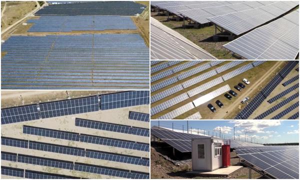 Cum arată primul parc fotovoltaic deținut de statul român și realizat cu fonduri din PNRR. Construcția din Dârvari are peste 1000 de panouri solare