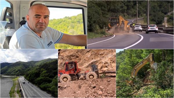 Valea Oltului s-a închis. Şoferii preferă să circule noaptea decât să meargă pe ruta de trei ori mai lungă