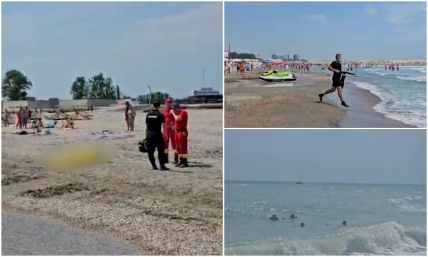 Tânărul de 23 de ani dispărut în mare, la Neptun, a fost găsit mort. Salvamarii l-au adus la mal, după ore de căutări