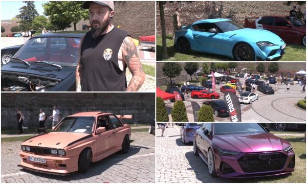 Radu a venit cu o Dacia 1300 din '76, iar Daniela întoarce privirile cu un BMW Seria 3 din '83. "Bijuterii" pe 4 roţi, la Cetatea Alba Carolina