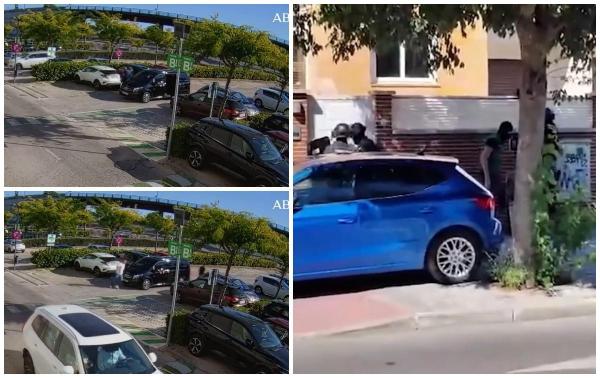 Un român a încercat să răpească doi milionari ruşi în Madrid, alături de alţi patru bărbaţi. Tentativa, surprinsă de camere