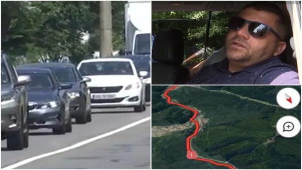 În cât timp a parcurs un şofer 2 km pe Valea Prahovei. "Cu aglomeraţia asta e jale"