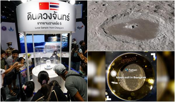 Chinezii au găsit molecule de apă într-un mineral adus de pe Lună. Descoperirea dă naştere unor noi ambiţii pentru Beijing