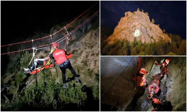 Turiști blocați pe stânci, în munții Făgăraș. Au cerut ajutorul salvamontiștilor după ce s-au abătut de la traseul marcat