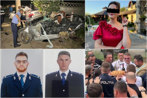 "I-a pus mai mulţi cai". Prima ipoteză în cazul morţii celor doi tineri poliţişti din Maramureş. Filmul accidentului nimicitor