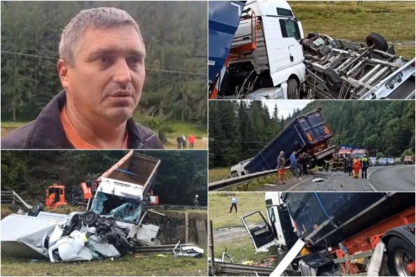 "Am scăpat volanul". Un tânăr de 31 de ani a murit cu zile, strivit în cabina camionului, după manevra greşită a unui şofer de TIR