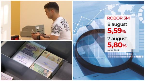 Efectele scăderii indicelui ROBOR. Când se micşorează şi ratele românilor care au dobânzi calculate la IRCC