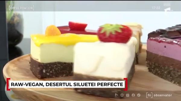 Deserturile raw vegane împacă pofta de dulce cu silueta