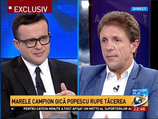INTERVIU EXPLOZIV - Gheorghe Popescu dezvăluie detalii necunoscute despre relaţia cu Gică Hagi: "Întotdeauna mi-am dorit să fiu mai bun decât el"
