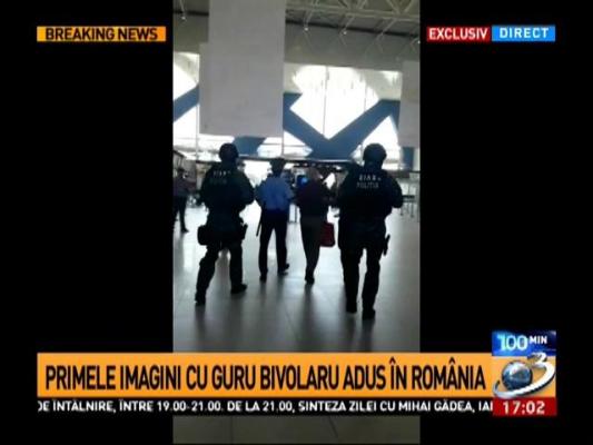 Primele imagini cu guru Gregorian Bivolaru adus în România