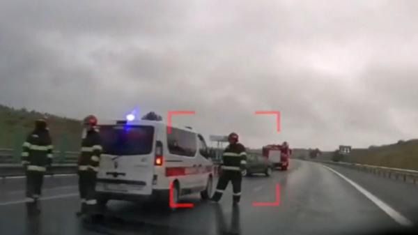 Primarul Constanţei, Vergil Chiţac, implicat într-un accident pe Autostrada Soarelui. Maşina a ricoşat în parapet