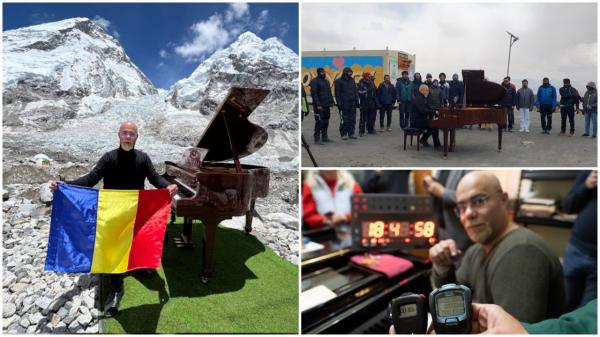 Record mondial: un pianist din Oradea a apăsat clapele pianului de 500 de ori în 30 de secunde, de 16.6 ori pe secundă