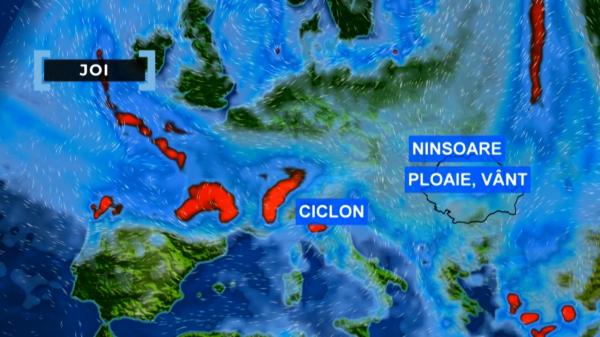 Ninsori în aproape toată ţara începând de joi. La Bucureşti vom avea parte de zăpadă sâmbătă