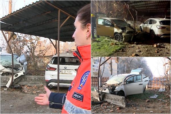 Cine e şoferul care a zburat cu maşina în parcarea SAJ Mureş şi a avariat 5 vehicule: "Dacă eram acolo, mă omora"