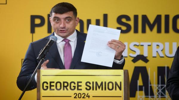Reacţia lui George Simion la exit-polluri: Revendicăm în această seară intrarea în turul doi