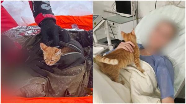 Ucraineanul salvat din Munţii Maramureşului şi-a purtat pisica la piept timp de 11 zile, prin zăpadă şi vânt puternic