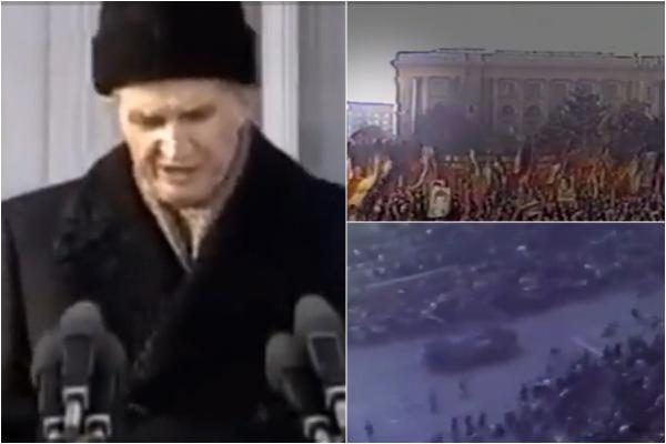 21 decembrie 1989, ziua în care Ceauşescu a fost huiduit la ultimul său discurs. Primele momente ale Revoluţiei din Capitală