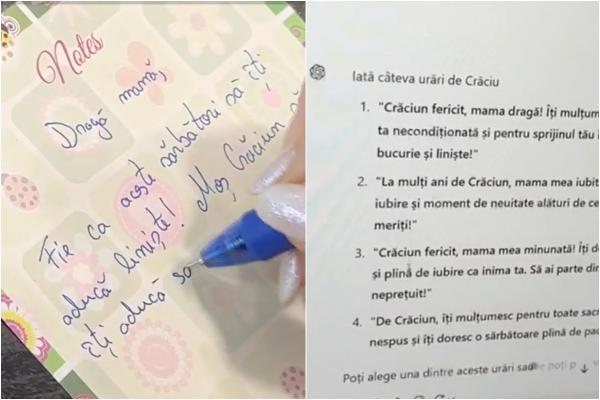 Inteligenţa artificială ia locul felicitărilor de Crăciun scrise de mână. Trucul la care apelează mulţi poate strica urarea