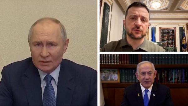 Reacţia liderilor din cele mai tensionate zone ale lumii. Mesajele transmise de Putin, Zelenski şi Netanyahu după învestirea lui Trump
