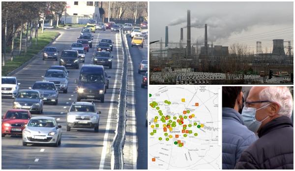 Gradul de poluare din marile oraşe din România, măsurat cu roboţi. Inversiunea termică a adus aer otrăvitor în Bucureşti şi Braşov în ultimele zile