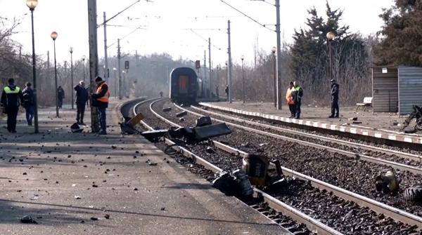 Un marfar cu 22 de vagoane a deraiat în Olt. Patru trenuri de călători au fost blocate în gări câteva ore