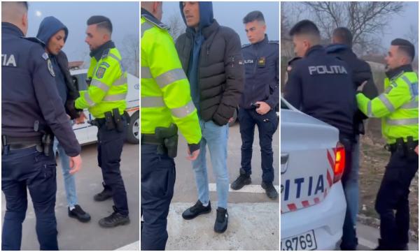 "Băi, îmi rupi mâna!" Doi poliţişti din Constanţa s-au chinuit minute bune să încătuşeze un tânăr care a refuzat să se legitimeze