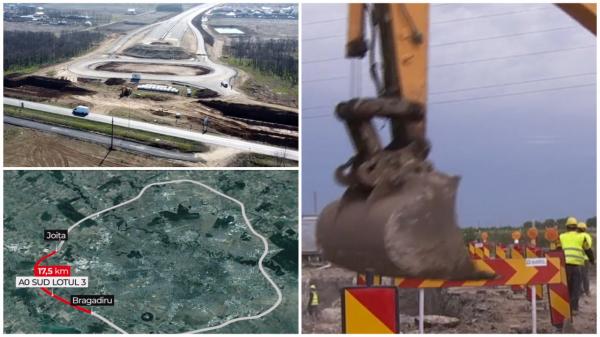 Autostrada A0-Sud, o nouă amânare. Tronsonul de 18 km din Centura Capitalei trebuia să fie gata anul trecut