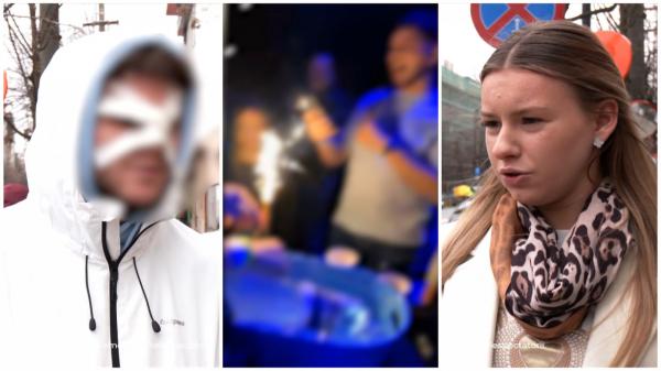 Bătaie soră cu moartea cu invitaţi, paznici şi jandarmi, după un concert din Cluj. De la ce a pornit scandalul care a băgat un tânăr la ATI