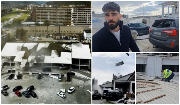 Un vânt de puterea unei tornade a făcut prăpăd în Vâlcea. "Ferească Dumnezeu! Nu îmi vine să cred că am scăpat cu viaţă"