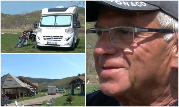 "Am condus mult pentru puţină pace şi linişte". Venit tocmai din Germania, ca să petrească Paştele la poalele Vulcanilor Noroioşi