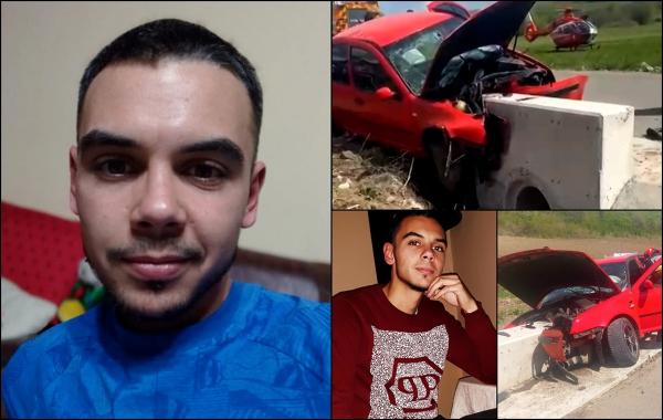 Nenorocire pe șosea în Mureș. Un tânăr de 24 de ani a murit după ce s-a izbit cu maşina de un cap de pod. Părinții și fratele său, răniți grav
