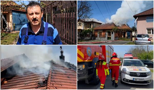 De ziua lui, şi-a pierdut în incendiu banii strânşi de o viaţă: 30.000 euro. Unde îi ascunsese