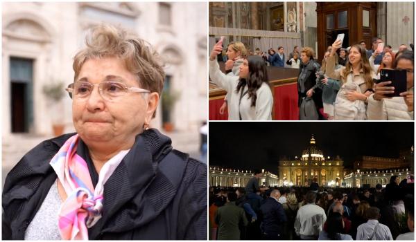 O româncă din Italia, în lacrimi la căpătâiul Papei Francisc: "M-a salvat". Margareta a stat 5 ore la coadă pe drumul pelerinilor pentru un ultim omagiu