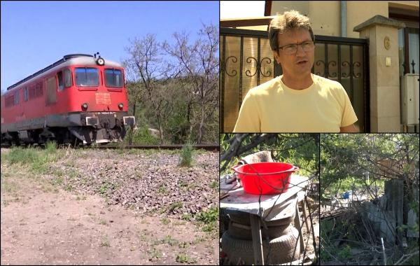 Criminalul din Oradea care şi-a ţinut cumnata pe şine până a lovit-o trenul, găsit beat într-o scară. Le-a spus anchetatorilor că el de fapt voia s-o salveze