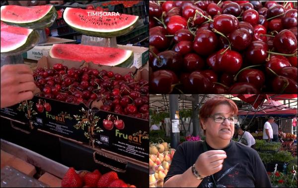 Au apărut cireşele, care se vând şi la bucată. Cât costă una singură