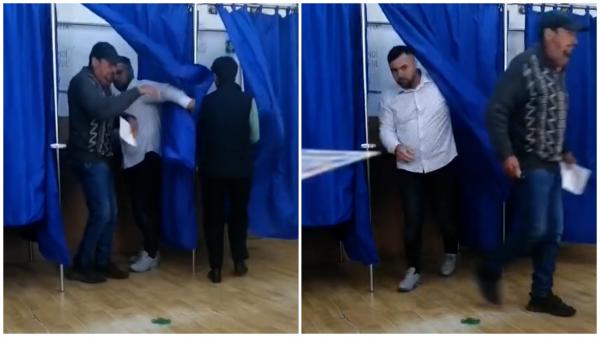Minciuna cusută cu aţă albă a unui viceprimar din Olt, reclamat că intră cu alegătorii în cabina de vot