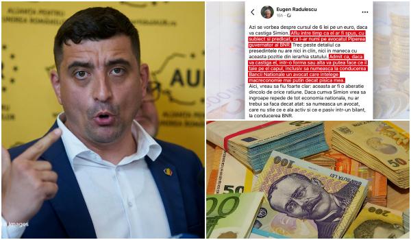 Cu cine vrea să îl înlocuiască Simion pe Isărescu. Consilier BNR: Înţelege macroeconomie mai puţin decât pisica mea