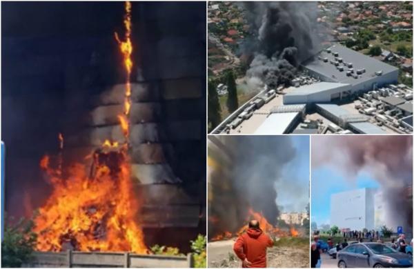Mall din Arad, distrus de flăcări cu doar câteva zile înainte să fie deschis: "Doamne ferește"