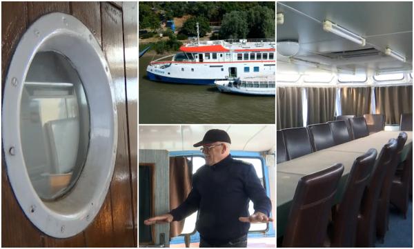 "A fost ca şi copilul meu". Povestea navei "Colegiu", cu care soţii Ceauşescu s-au plimbat pe Dunăre. Ambarcaţiunea se vinde la fier vechi