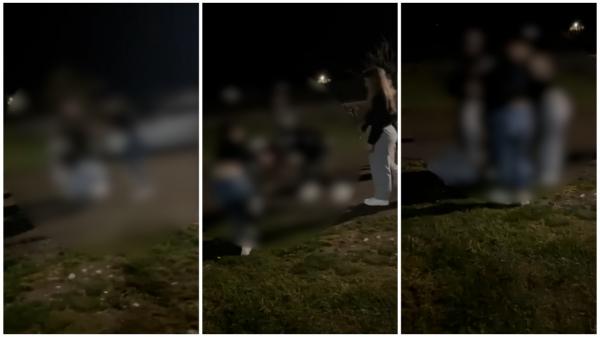 Bătaie din gelozie între cinci fete din Constanţa. Băieţii au privit de pe margine fără să intervină