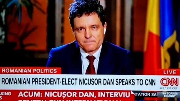 Nicuşor Dan, interviu la CNN: "Nu a existat un sprijin al administraţiei Trump pentru Simion"