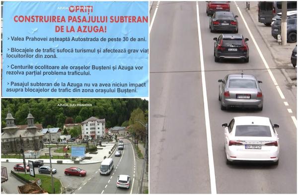 Autorităţile din Azuga vor să facă pasaj pietonal subteran, pentru că așa cred că scapă de aglomerația de pe Valea Prahovei: "E inutil"